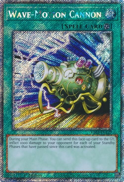 Wave-Motion Cannon (Platinum Secret Rare) [RA03-EN127] Platinum Secret Rare | Gaming Infinity