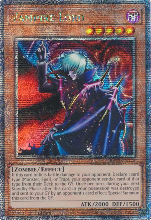 Vampire Lord (Quarter Century Secret Rare) [RA03-EN128] Quarter Century Secret Rare | Gaming Infinity