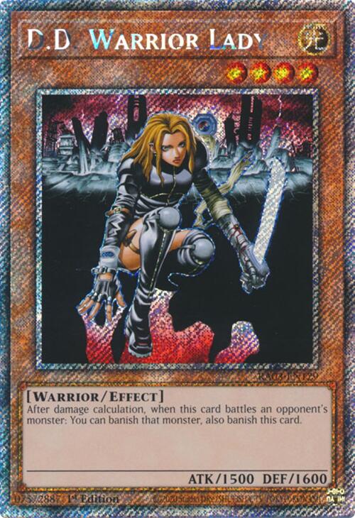 D.D. Warrior Lady (Platinum Secret Rare) [RA03-EN129] Platinum Secret Rare | Gaming Infinity