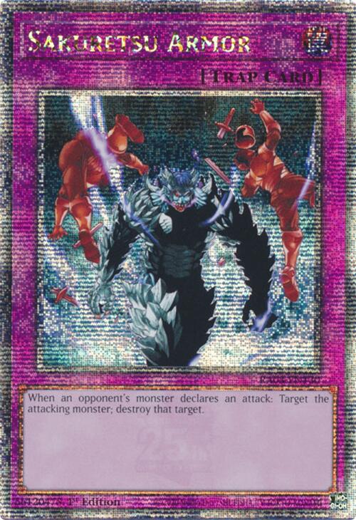 Sakuretsu Armor (Quarter Century Secret Rare) [RA03-EN130] Quarter Century Secret Rare | Gaming Infinity