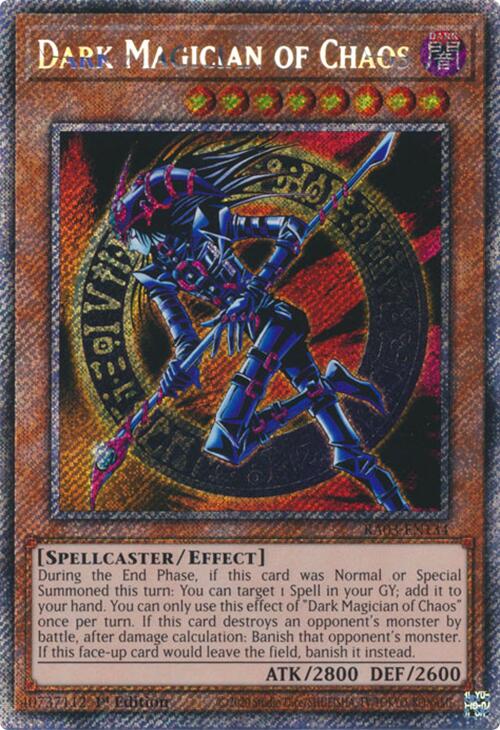 Dark Magician of Chaos (Platinum Secret Rare) [RA03-EN134] Platinum Secret Rare | Gaming Infinity