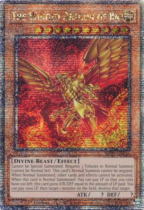 The Winged Dragon of Ra (Quarter Century Secret Rare) [RA03-EN137] Quarter Century Secret Rare | Gaming Infinity