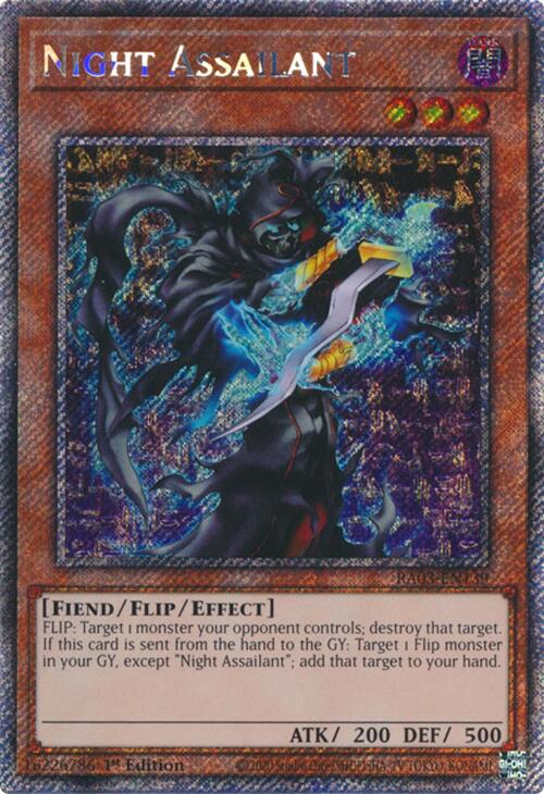 Night Assailant (Platinum Secret Rare) [RA03-EN139] Platinum Secret Rare | Gaming Infinity