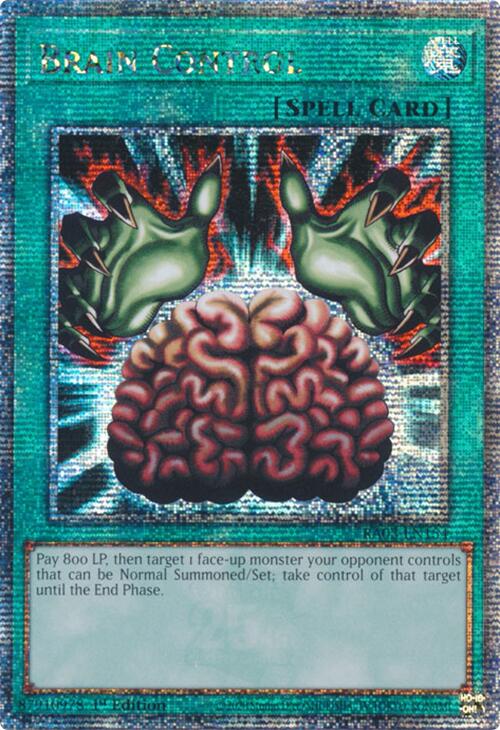 Brain Control (Quarter Century Secret Rare) [RA03-EN154] Quarter Century Secret Rare | Gaming Infinity