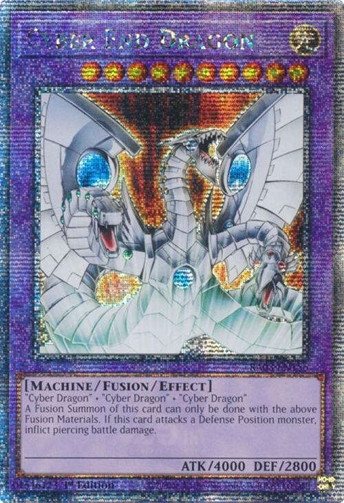 Cyber End Dragon (Quarter Century Secret Rare) [RA03-EN156] Quarter Century Secret Rare | Gaming Infinity