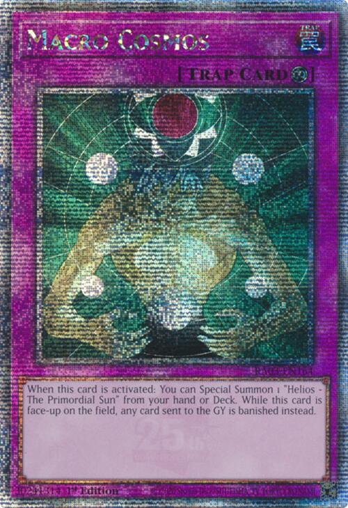 Macro Cosmos (Quarter Century Secret Rare) [RA03-EN164] Quarter Century Secret Rare | Gaming Infinity