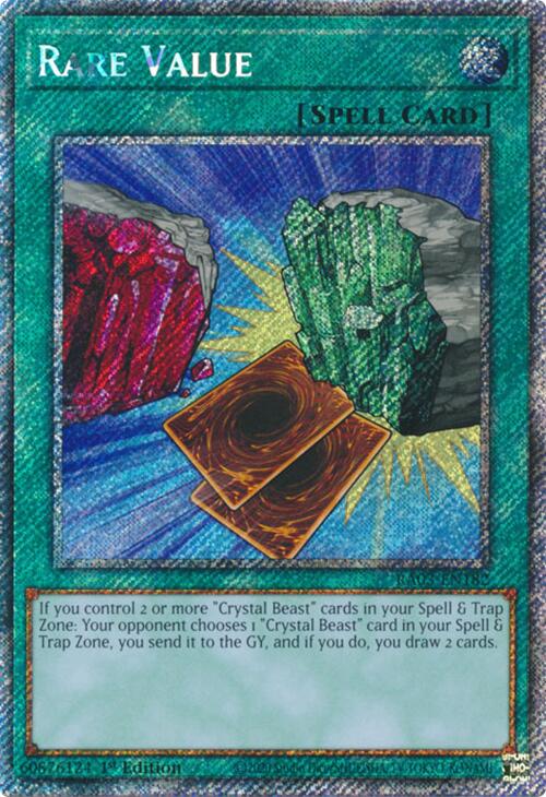 Rare Value (Platinum Secret Rare) [RA03-EN182] Platinum Secret Rare | Gaming Infinity