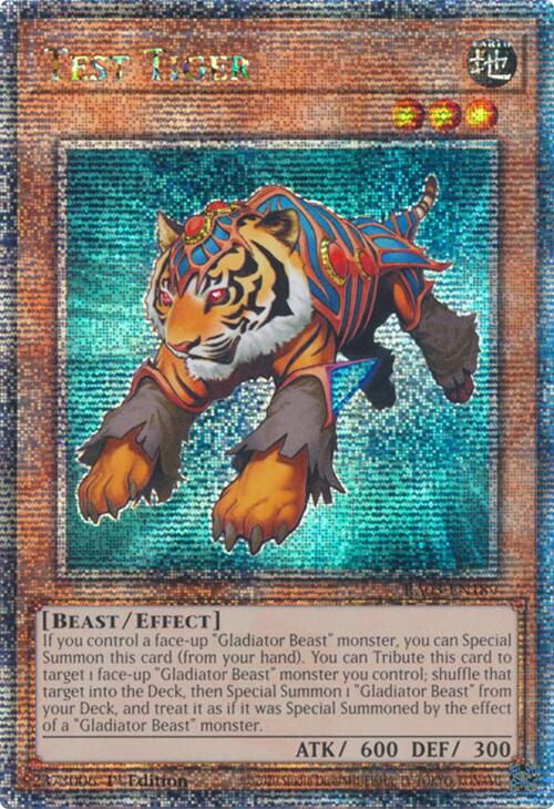 Test Tiger (Quarter Century Secret Rare) [RA03-EN189] Quarter Century Secret Rare | Gaming Infinity