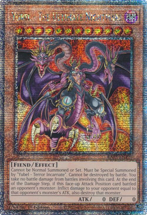 Yubel - The Ultimate Nightmare (Quarter Century Secret Rare) [RA03-EN191] Quarter Century Secret Rare | Gaming Infinity