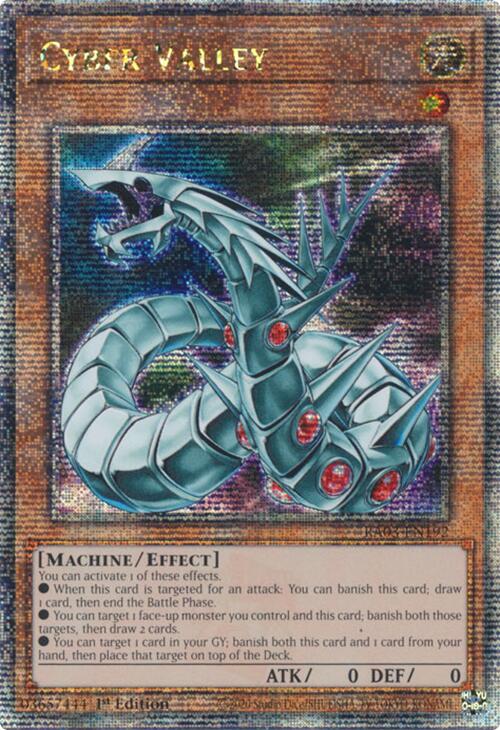 Cyber Valley (Quarter Century Secret Rare) [RA03-EN192] Quarter Century Secret Rare | Gaming Infinity