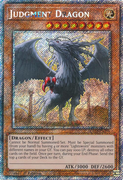 Judgment Dragon (Platinum Secret Rare) [RA03-EN196] Platinum Secret Rare | Gaming Infinity