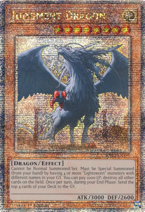 Judgment Dragon (Quarter Century Secret Rare) [RA03-EN196] Quarter Century Secret Rare | Gaming Infinity