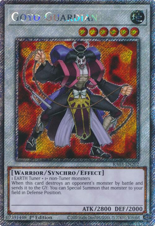 Goyo Guardian (Platinum Secret Rare) [RA03-EN202] Platinum Secret Rare | Gaming Infinity