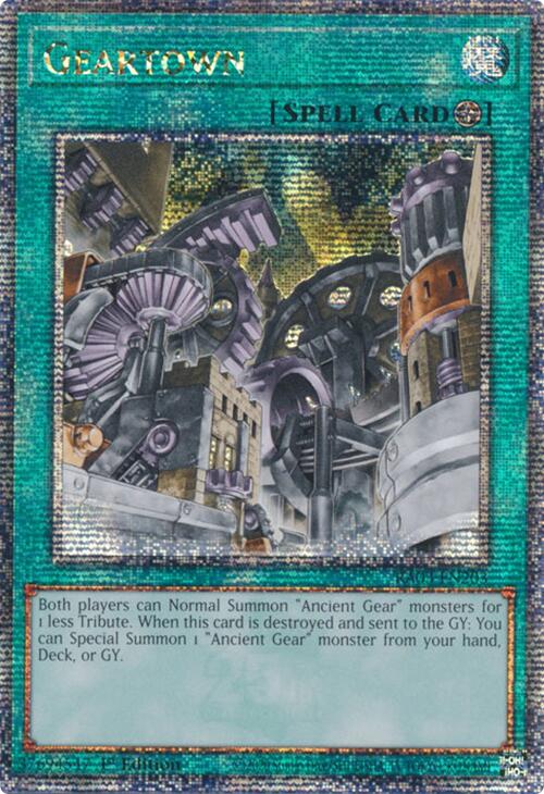 Geartown (Quarter Century Secret Rare) [RA03-EN203] Quarter Century Secret Rare | Gaming Infinity