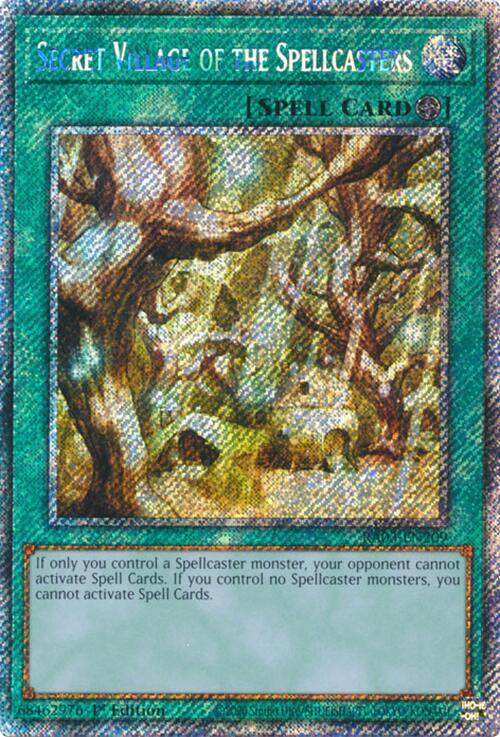 Secret Village of the Spellcasters (Platinum Secret Rare) [RA03-EN209] Platinum Secret Rare | Gaming Infinity