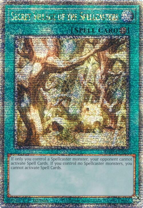 Secret Village of the Spellcasters (Quarter Century Secret Rare) [RA03-EN209] Quarter Century Secret Rare | Gaming Infinity