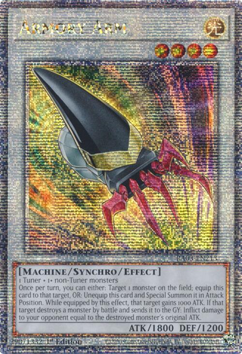 Armory Arm (Quarter Century Secret Rare) [RA03-EN213] Quarter Century Secret Rare | Gaming Infinity