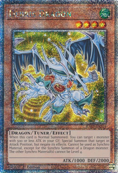 Debris Dragon (Quarter Century Secret Rare) [RA03-EN214] Quarter Century Secret Rare | Gaming Infinity