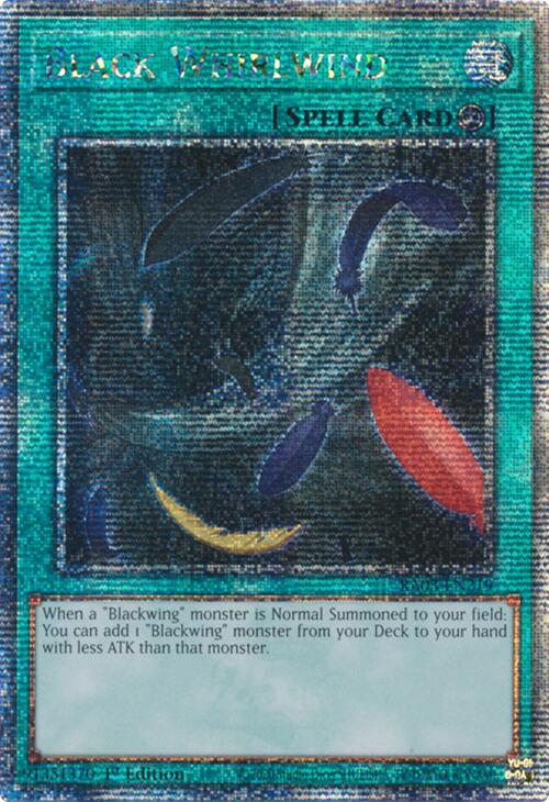 Black Whirlwind (Quarter Century Secret Rare) [RA03-EN219] Quarter Century Secret Rare | Gaming Infinity