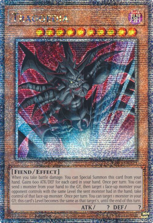 Tragoedia (Quarter Century Secret Rare) [RA03-EN223] Quarter Century Secret Rare | Gaming Infinity