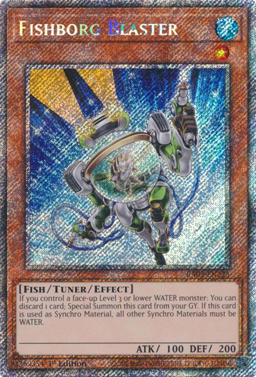 Fishborg Blaster (Platinum Secret Rare) [RA03-EN225] Platinum Secret Rare | Gaming Infinity