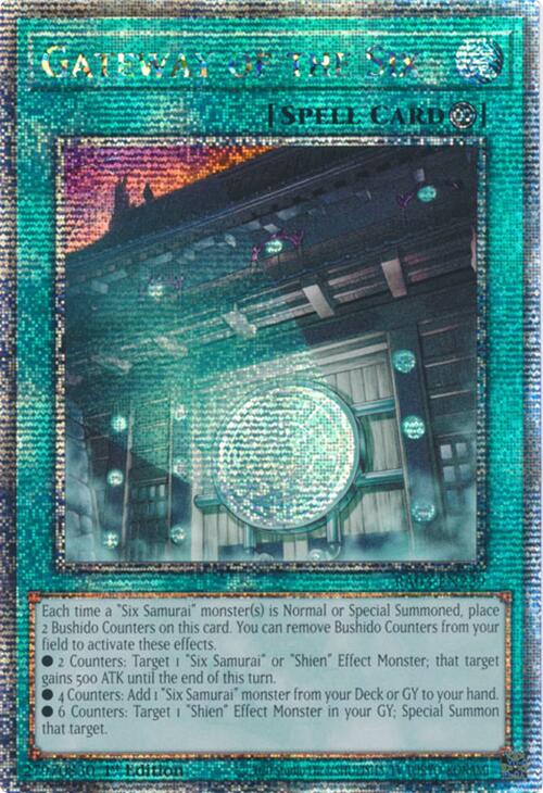 Gateway of the Six (Quarter Century Secret Rare) [RA03-EN229] Quarter Century Secret Rare | Gaming Infinity