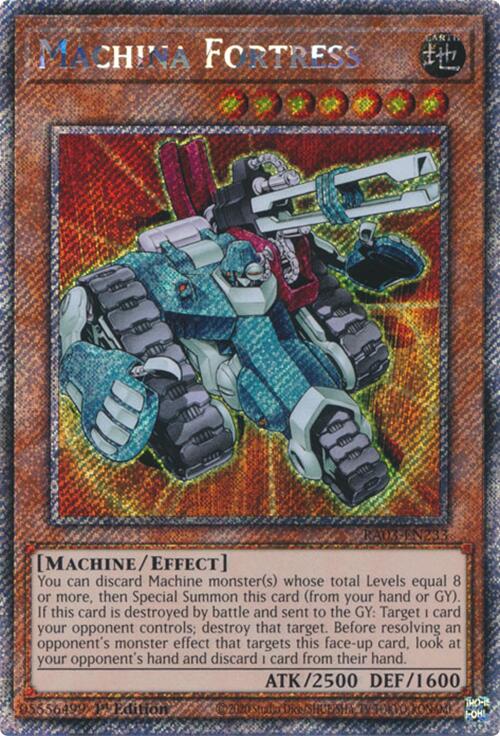 Machina Fortress (Platinum Secret Rare) [RA03-EN233] Platinum Secret Rare | Gaming Infinity
