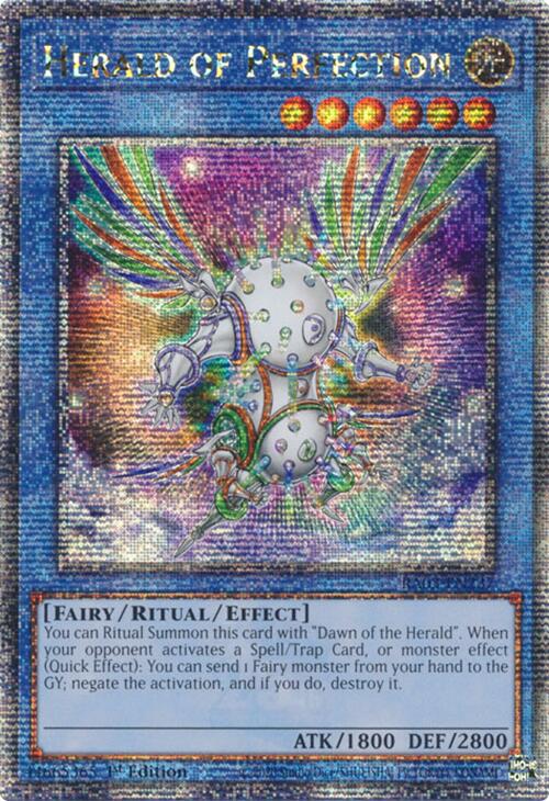 Herald of Perfection (Quarter Century Secret Rare) [RA03-EN237] Quarter Century Secret Rare | Gaming Infinity