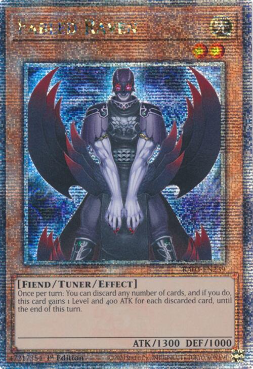 Fabled Raven (Quarter Century Secret Rare) [RA03-EN239] Quarter Century Secret Rare | Gaming Infinity