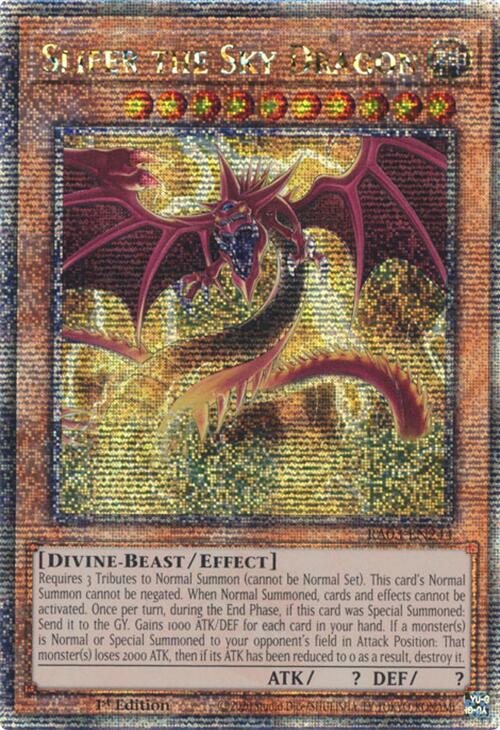 Slifer the Sky Dragon (Quarter Century Secret Rare) [RA03-EN244] Quarter Century Secret Rare | Gaming Infinity