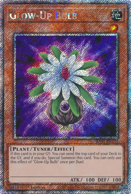 Glow-Up Bulb (Platinum Secret Rare) [RA03-EN245] Platinum Secret Rare | Gaming Infinity