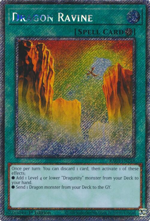 Dragon Ravine (Platinum Secret Rare) [RA03-EN248] Platinum Secret Rare | Gaming Infinity