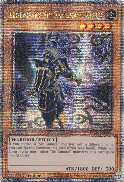 Legendary Six Samurai - Kizan (Quarter Century Secret Rare) [RA03-EN249] Quarter Century Secret Rare | Gaming Infinity