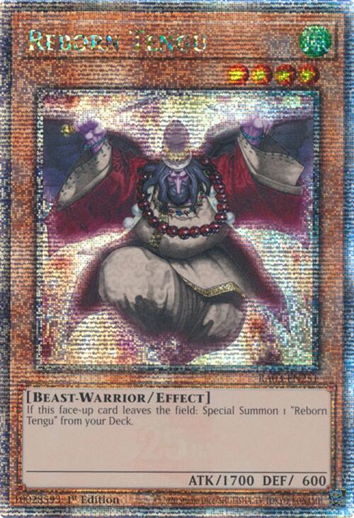 Reborn Tengu (Quarter Century Secret Rare) [RA03-EN251] Quarter Century Secret Rare | Gaming Infinity