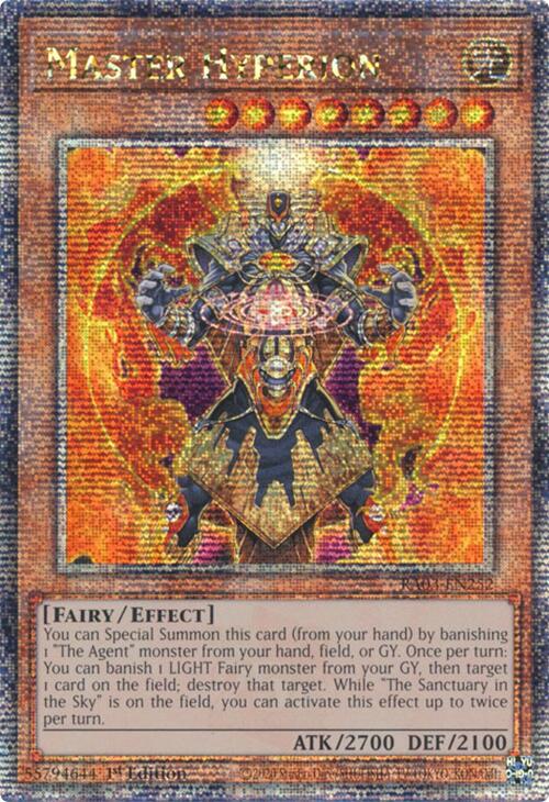 Master Hyperion (Quarter Century Secret Rare) [RA03-EN252] Quarter Century Secret Rare | Gaming Infinity