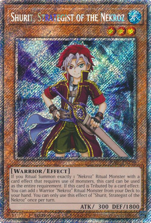 Shurit, Strategist of the Nekroz (Platinum Secret Rare) [RA03-EN259] Platinum Secret Rare | Gaming Infinity