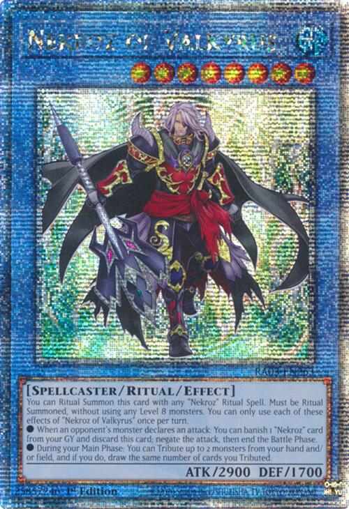 Nekroz of Valkyrus (Quarter Century Secret Rare) [RA03-EN263] Quarter Century Secret Rare | Gaming Infinity