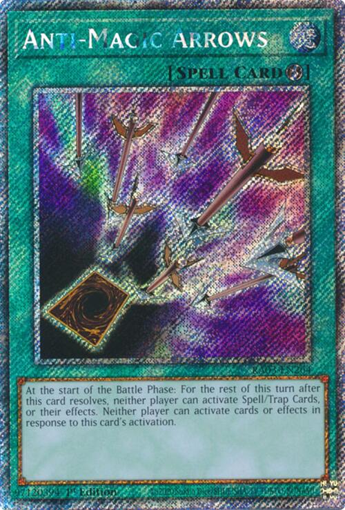 Anti-Magic Arrows (Platinum Secret Rare) [RA03-EN264] Platinum Secret Rare | Gaming Infinity