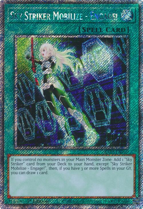 Sky Striker Mobilize - Engage! (Platinum Secret Rare) [RA03-EN269] Platinum Secret Rare | Gaming Infinity
