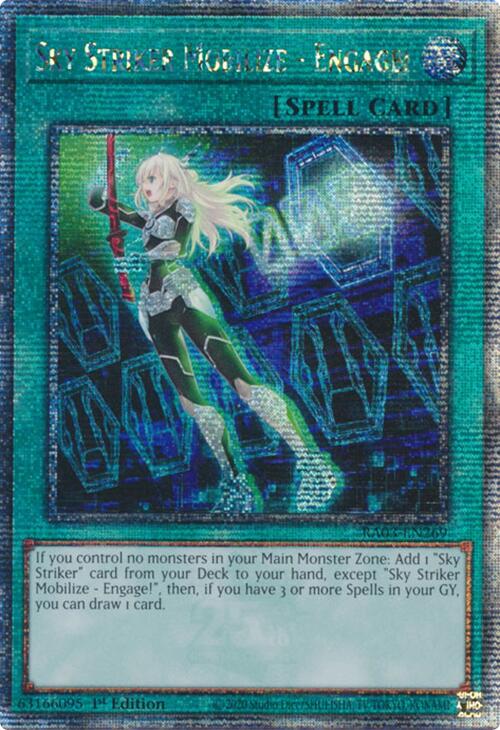 Sky Striker Mobilize - Engage! (Quarter Century Secret Rare) [RA03-EN269] Quarter Century Secret Rare | Gaming Infinity