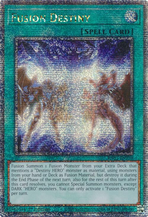 Fusion Destiny (Quarter Century Secret Rare) [RA03-EN270] Quarter Century Secret Rare | Gaming Infinity