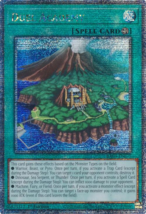 Duel Academy (card) (Quarter Century Secret Rare) [RA03-EN275] Quarter Century Secret Rare | Gaming Infinity