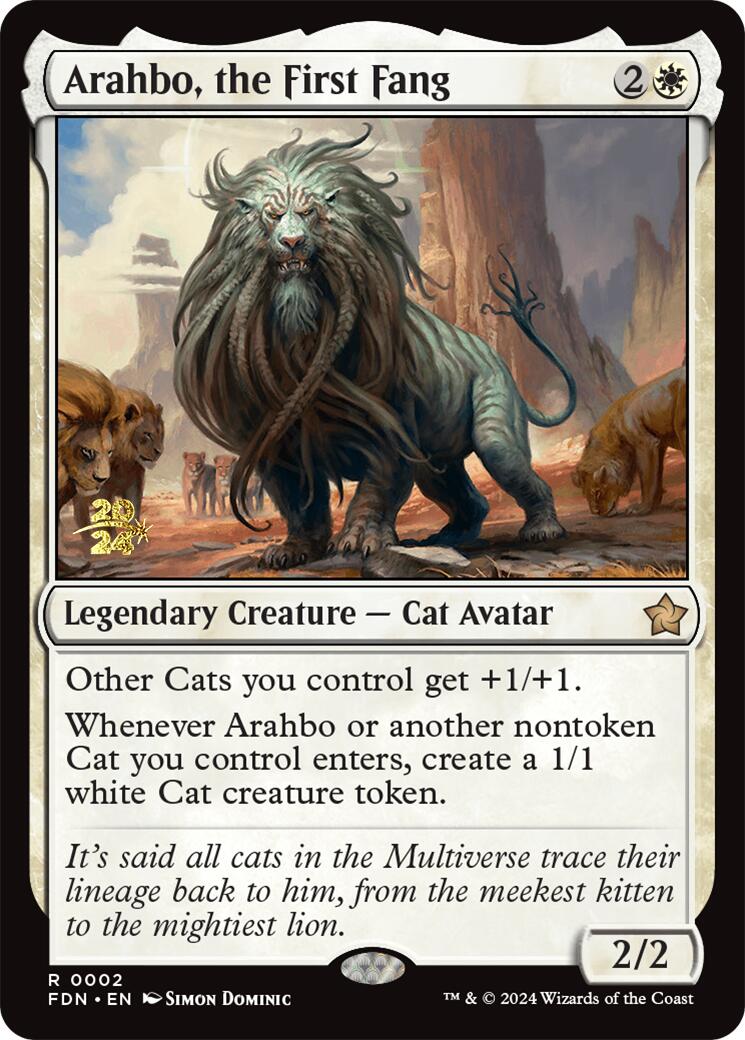 Arahbo, the First Fang [Foundations Prerelease Promos] | Gaming Infinity