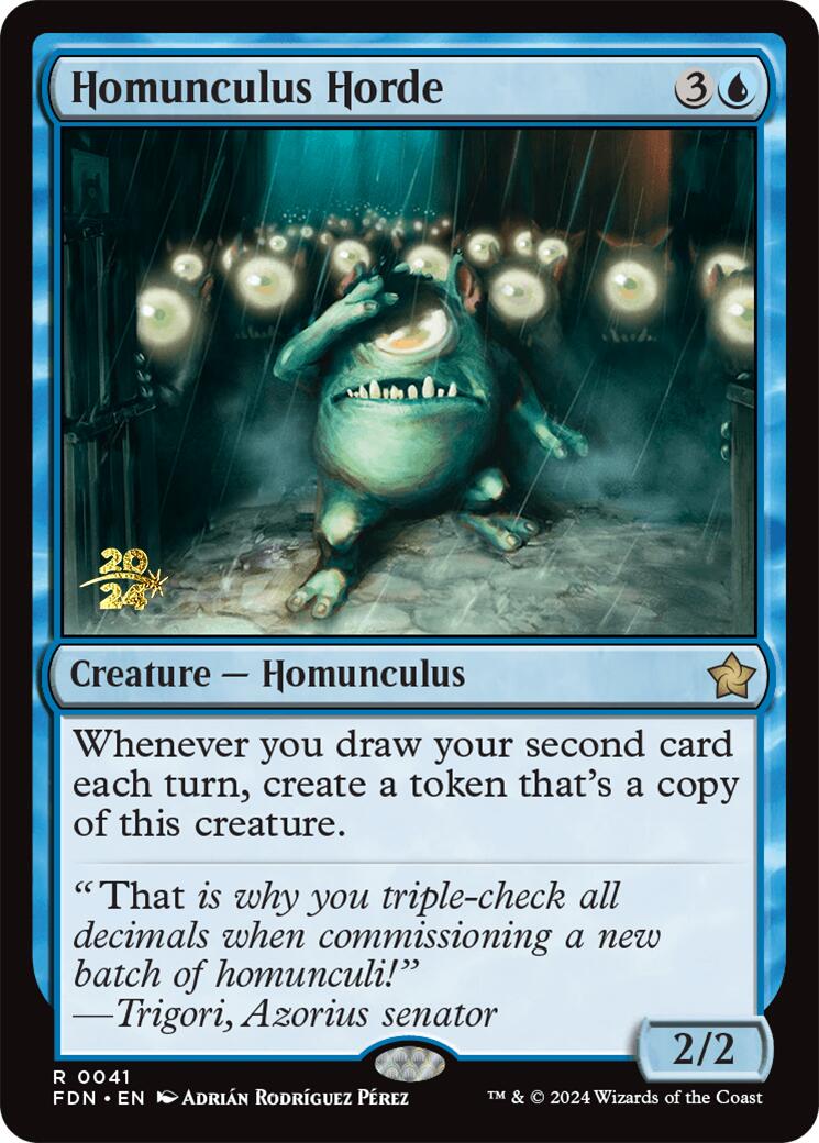 Homunculus Horde [Foundations Prerelease Promos] | Gaming Infinity