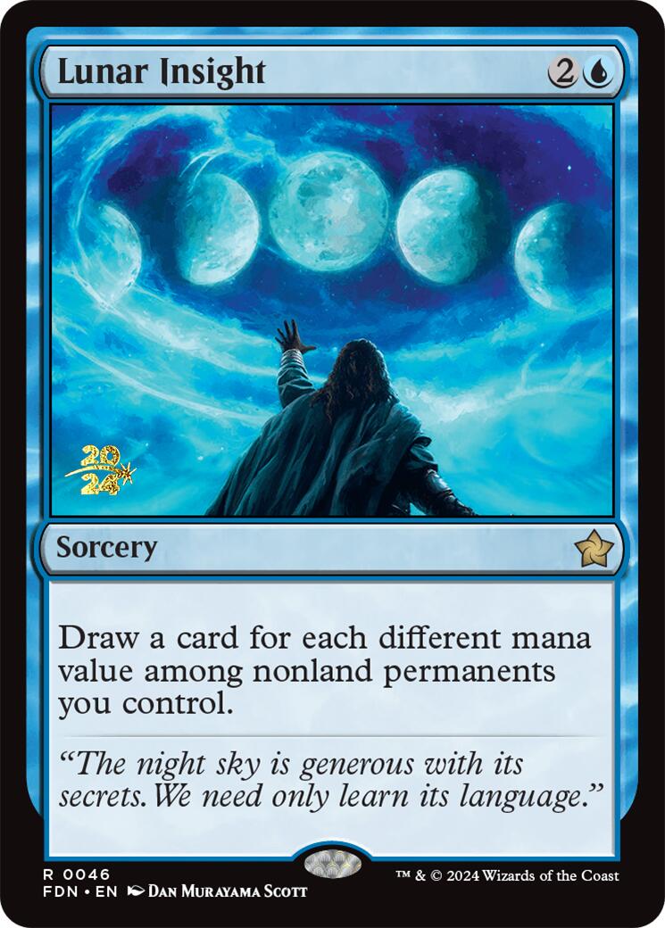 Lunar Insight [Foundations Prerelease Promos] | Gaming Infinity