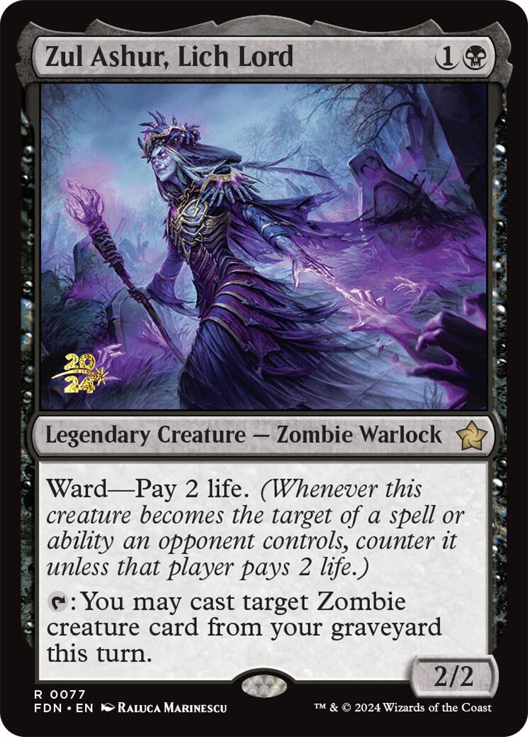 Zul Ashur, Lich Lord [Foundations Prerelease Promos] | Gaming Infinity