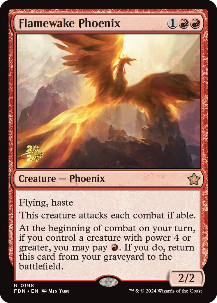 Flamewake Phoenix [Foundations Prerelease Promos] | Gaming Infinity