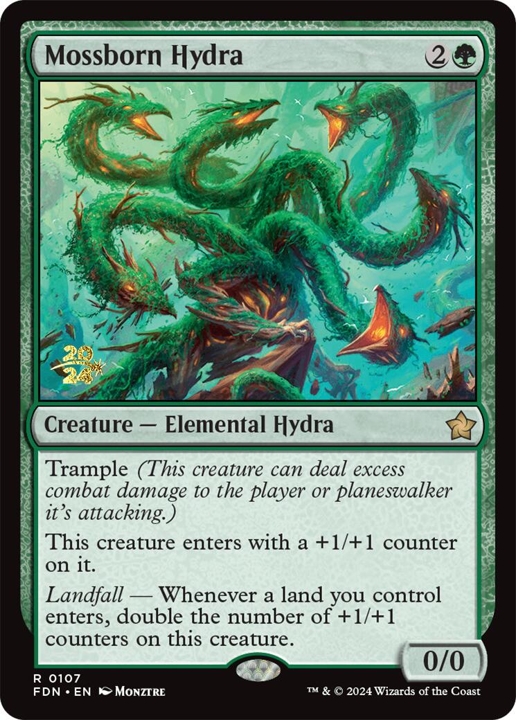 Mossborn Hydra [Foundations Prerelease Promos] | Gaming Infinity