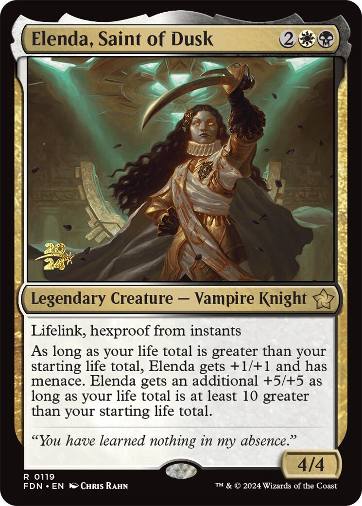 Elenda, Saint of Dusk [Foundations Prerelease Promos] | Gaming Infinity