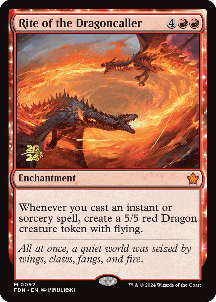 Rite of the Dragoncaller [Foundations Prerelease Promos] | Gaming Infinity